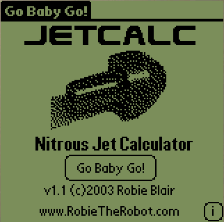 nitrous oxide systems jet chart