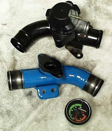 bov blow off valve and boost gauge